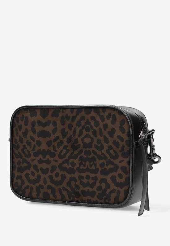 tassur crossbody, leopard print, leren tas, schoudertas, leopard patroon