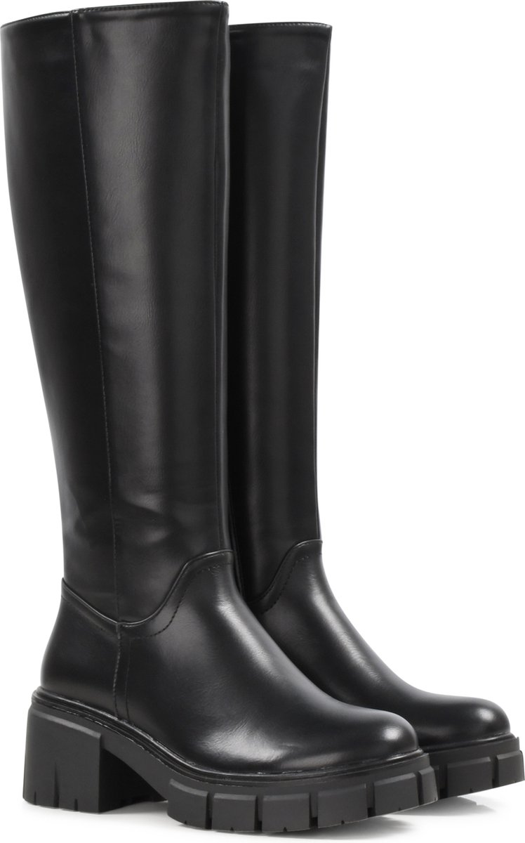 POSH by Poelman - maat 41- NORI Dames Hoge Laarzen - Zwart