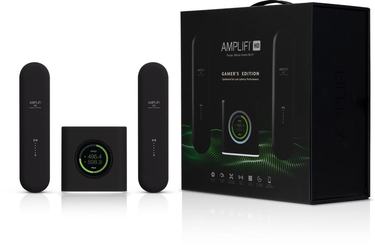 Ubiquiti AmpliFi HD - WiFi Router + 2 Mesh Points - Dual Band