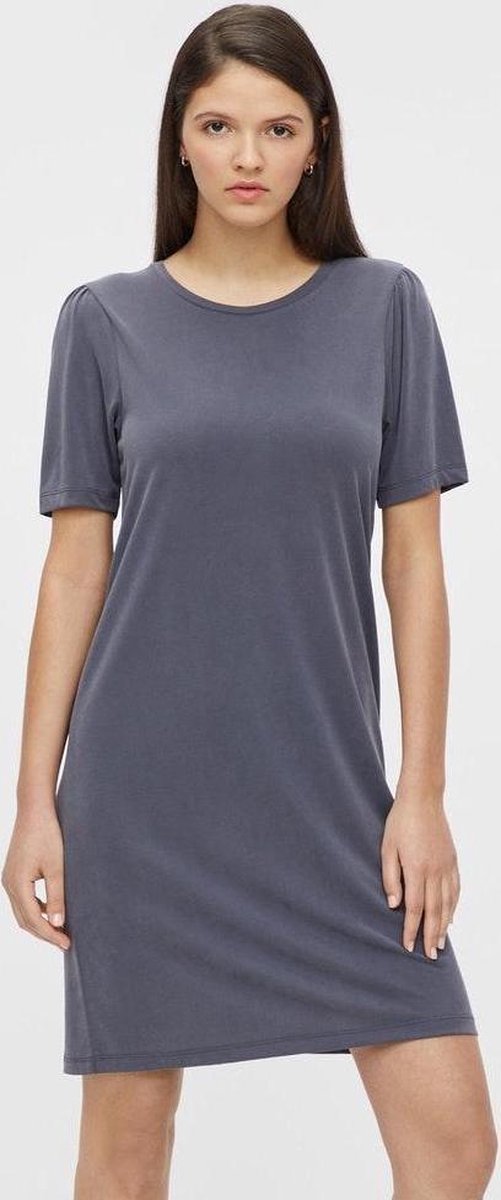 Pieces PCKAMALA SS PUFF SLEEVE DRESS NOOS BC Ombre - Maat XS - Blue Vrouwen