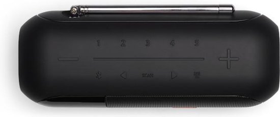 JBL Tuner 2 - Draagbare DAB+ radio met Bluetooth - Zwart