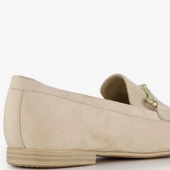 Tamaris - maat 39 - dames loafers met gesp beige