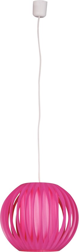 Koopjeshoek  Steinhauer Kids - Hanglamp - Fuchsia - Spaarlamp - Lampion
