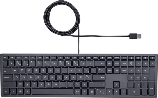 HP Pavilion 300 - Bedraad Toetsenbord - Azerty - Zwart