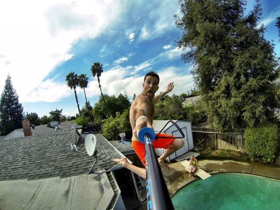 UKPro Pole 8 voor GoPro Action cam's - blauw