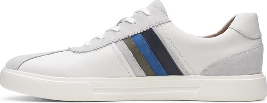 Clarks Un Costa Band - Maat 40 - Heren Sneakers - White Combi