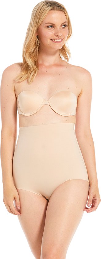 bh, top, high-waist, skin-toned, strapless-bra