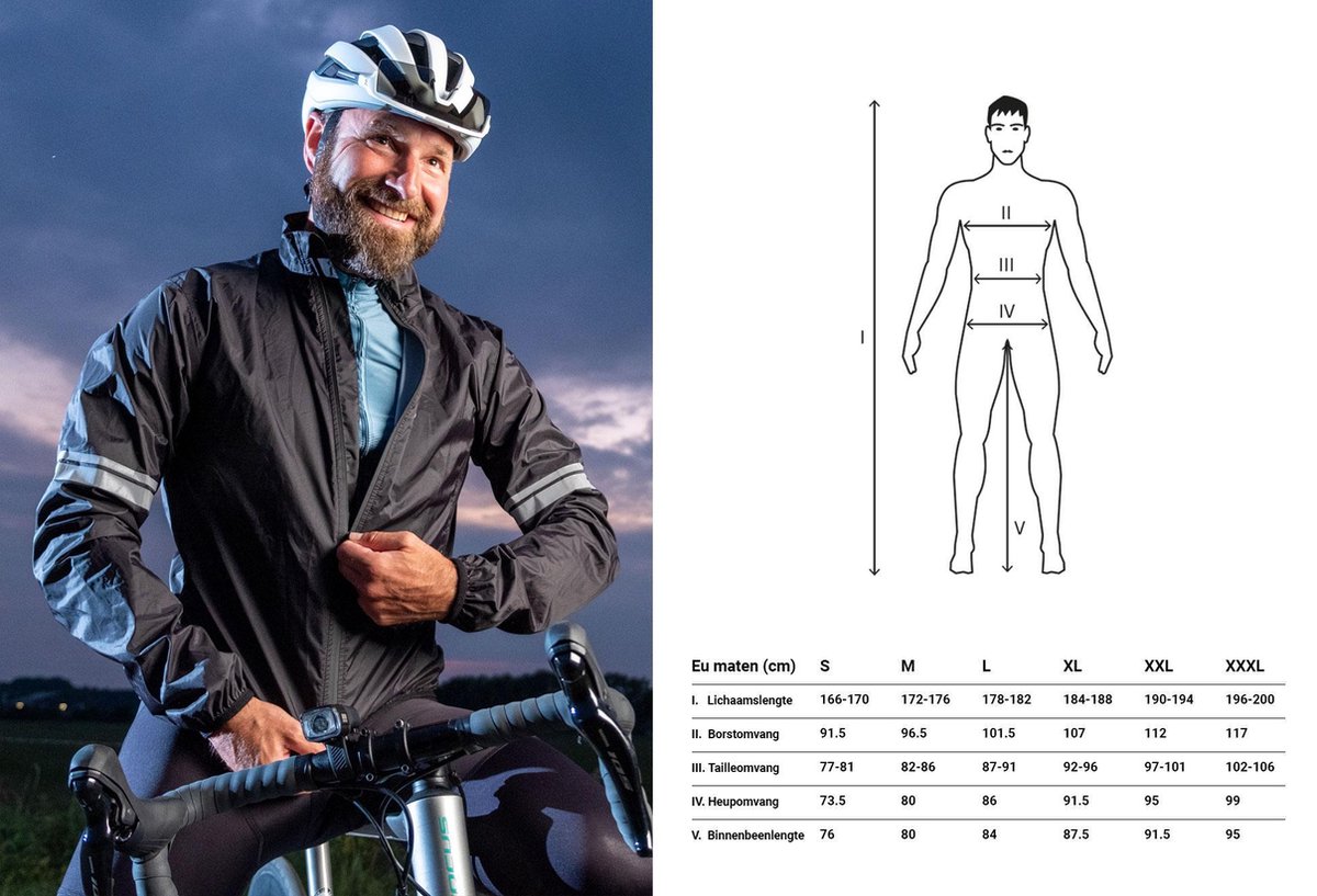 BBB Cycling - Maat S StormShield 2.0 Regenjas Fiets - Wielren Fietsjack - Regenjack - Wind- en Water
