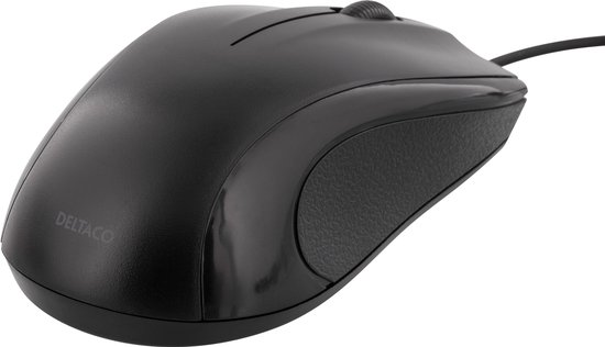 Deltaco MS-711 Optische Gaming Muis - Bedraad - 1200 DPI - Zwart