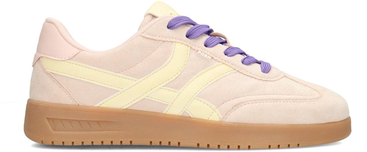 POSH by Poelman - maat 38 - MEGAN Dames Sneakers - Geel met combinatie