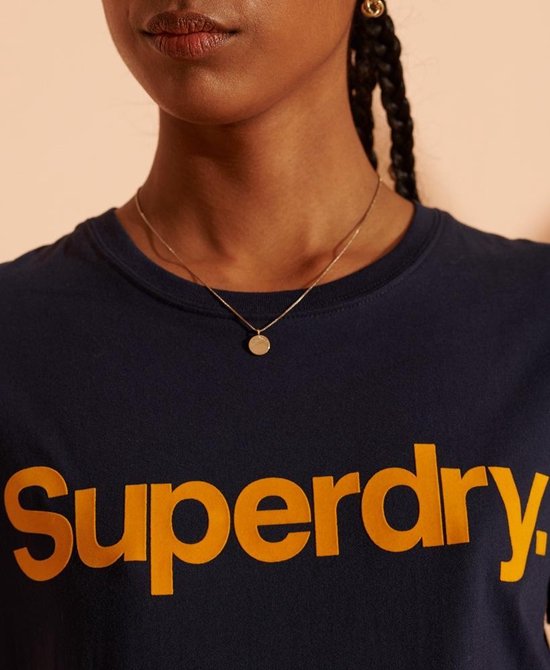 Superdry Classic Flock Dames T-shirt - Maat L