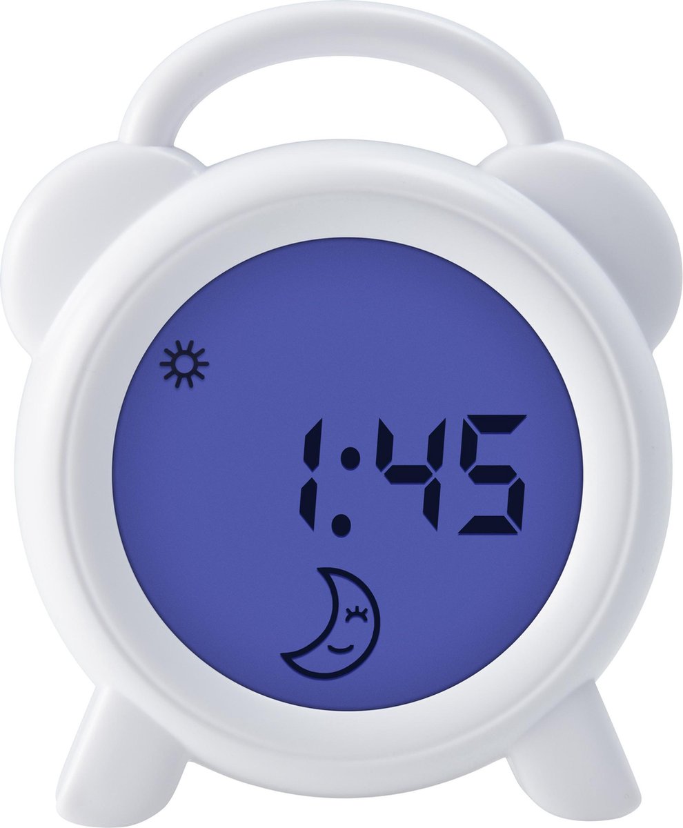 Alecto BC-100 - Slaaptrainer, nachtlampje en wekker - Wit