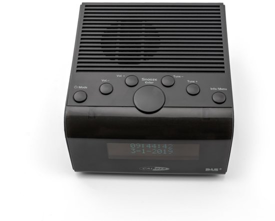 Caliber HCG011DAB - Wekkerradio met FM radio en DAB+ - Zwart