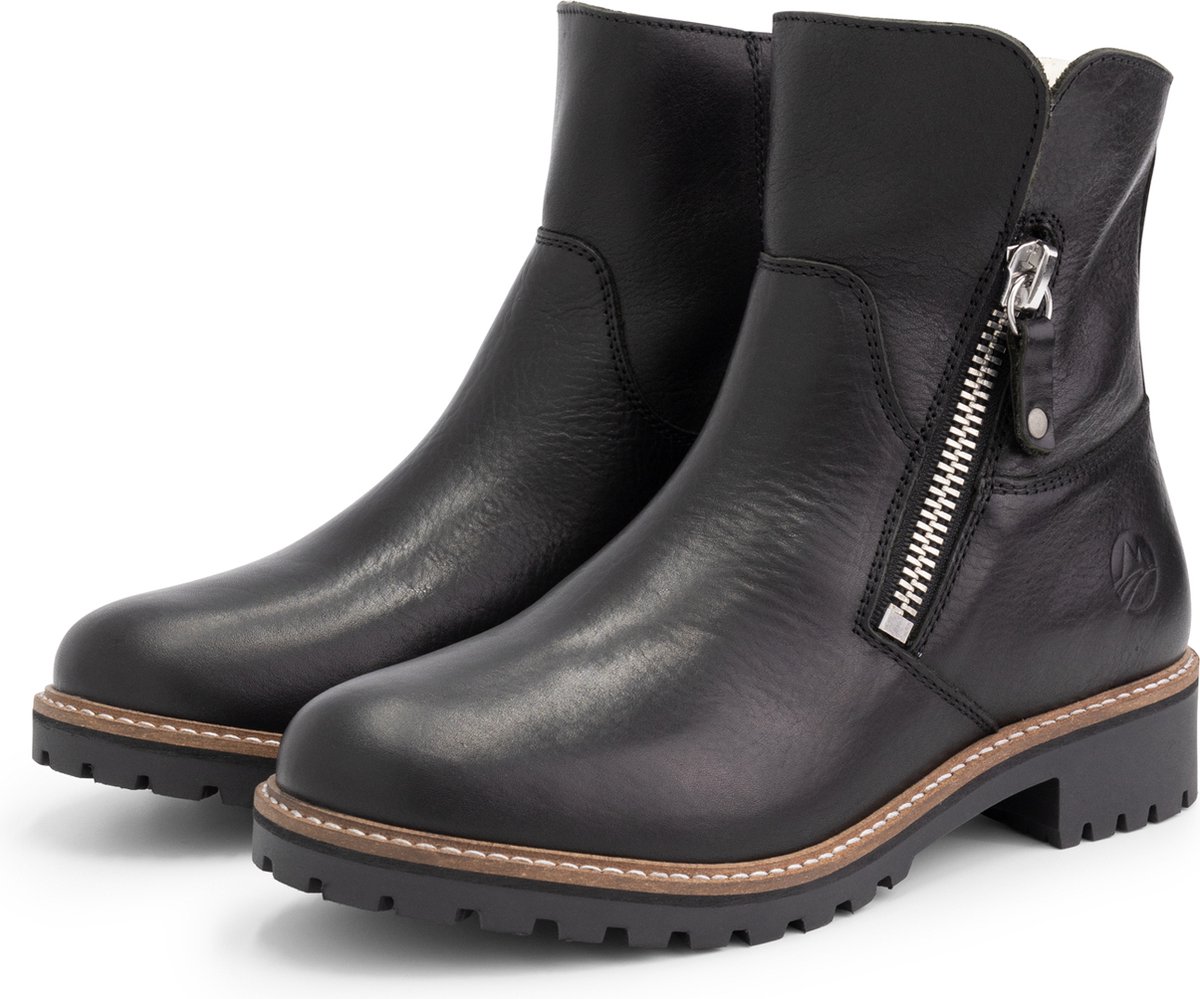 Travelin' Vartae - maat 38 - Dames Laarzen - Wol - Leer Kleding, Schoeisel, Schoen, Laars