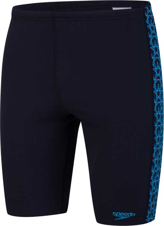 zwemshort, badpak, stretch, korte, donkerblauw