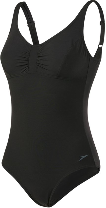 Speedo  - Maat 42 - Aquagem Dames Badpak - Zwart