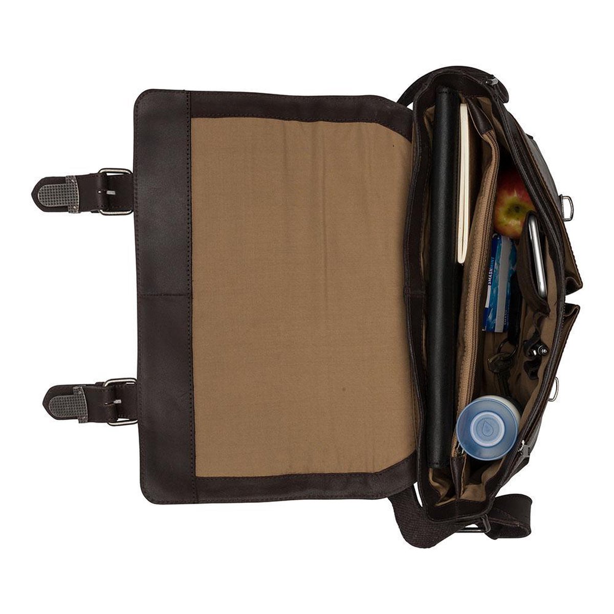 BURKELY VINTAGE GLENN MESSENGER BAG - Schoudertas - Bruin