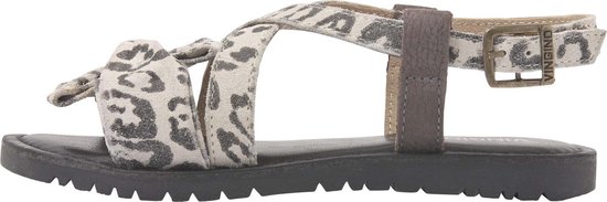 Vingino Eliana Meisjes Lifestyle Sandal - Grijs - Maat 33