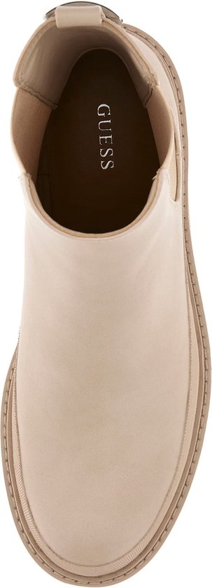 Guess  - Maat 38 - Babala Dames Enkellaars Leder - Cream