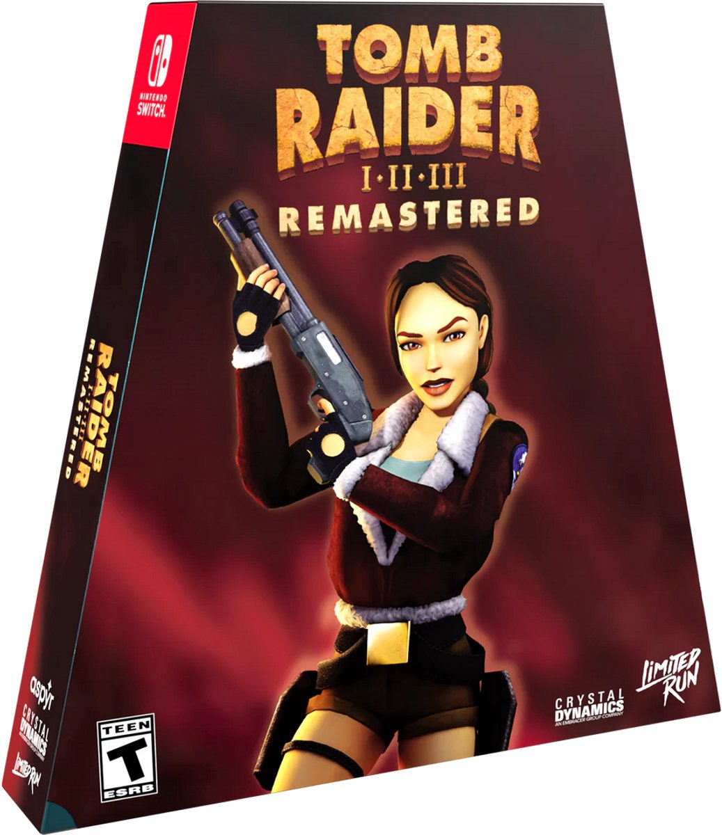 Tomb Raider I-III Remastered Convention Exclusive - Nintendo Switch (Limited Run)