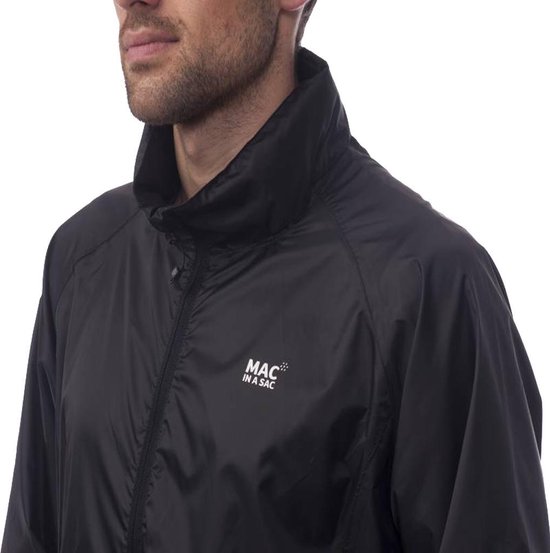 Mac in a Sac -maat L- Origin 2 Regenjas Unisex - Zwart