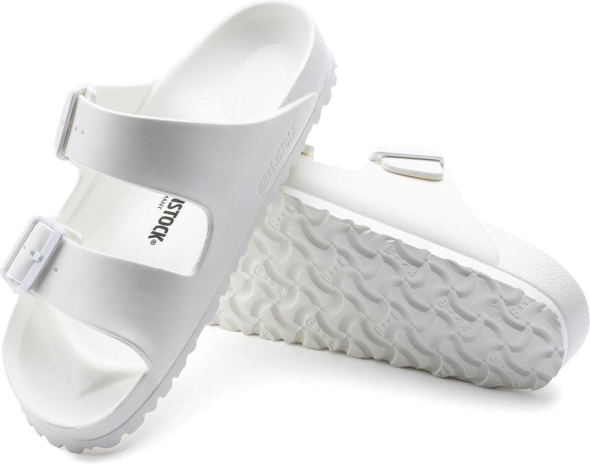 Birkenstock - Maat 38 - Arizona EVA Dames Slippers Small fit - White