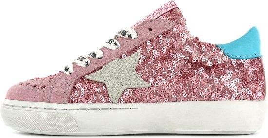 Shoesme - Maat 37 - Vulcanised Meisjes Sneakers - Roze
