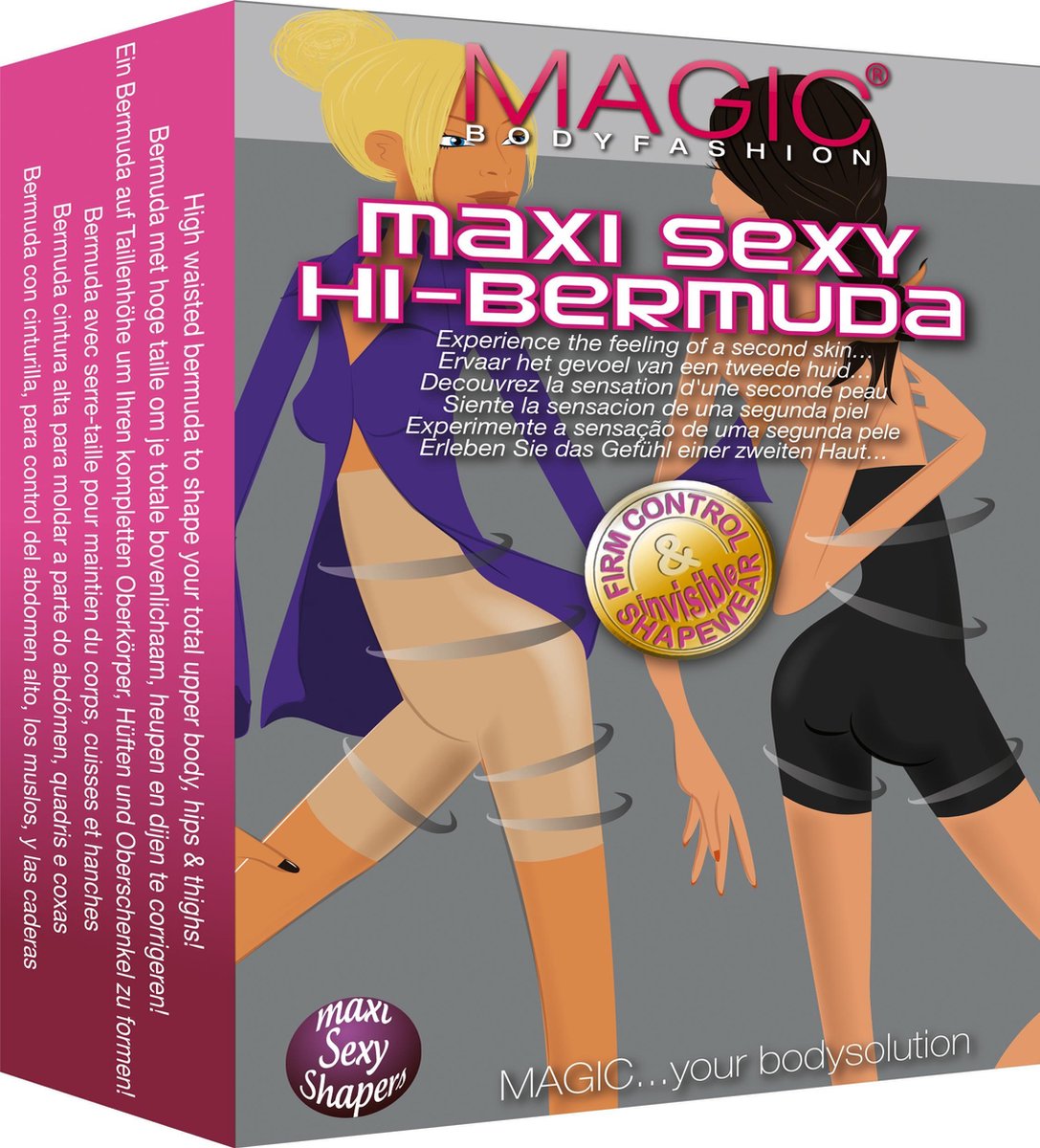 MAGIC Bodyfashion - Maat 4XL -Maxi Sexy Hi Bermuda Mocha  Vrouwen