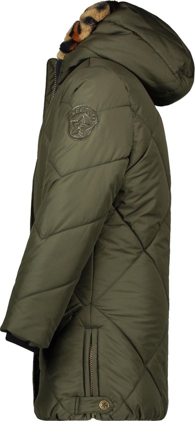 Flo Meisjes Winterjas Maat 116  - Army