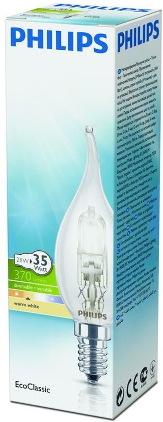 Philips Eco30 Helder kaars BT.28WE14 - lamp E14