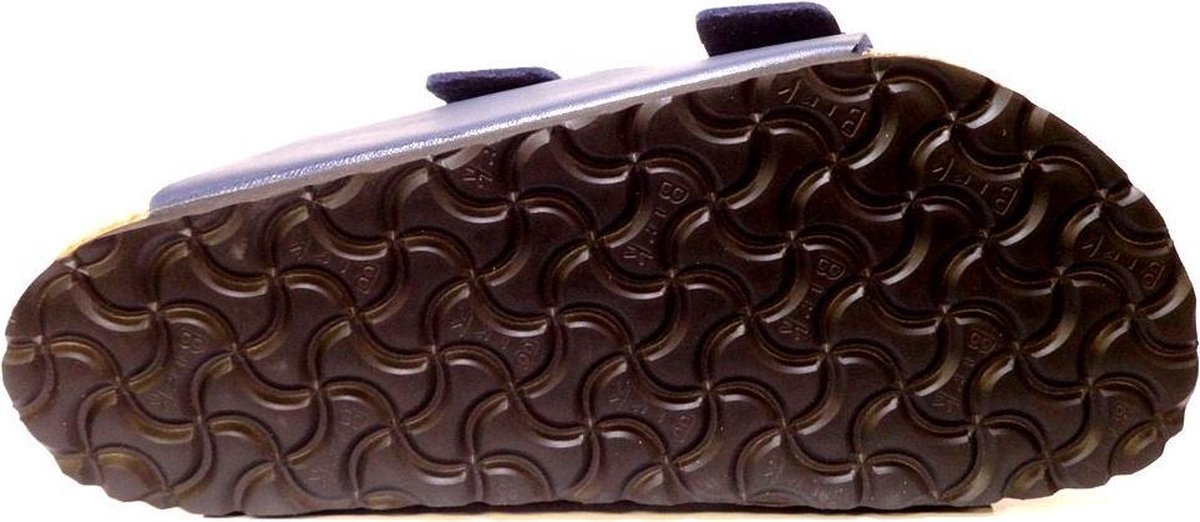 Birkenstock - Maat 41 - Arizona BF Regular Heren Slippers - Blue