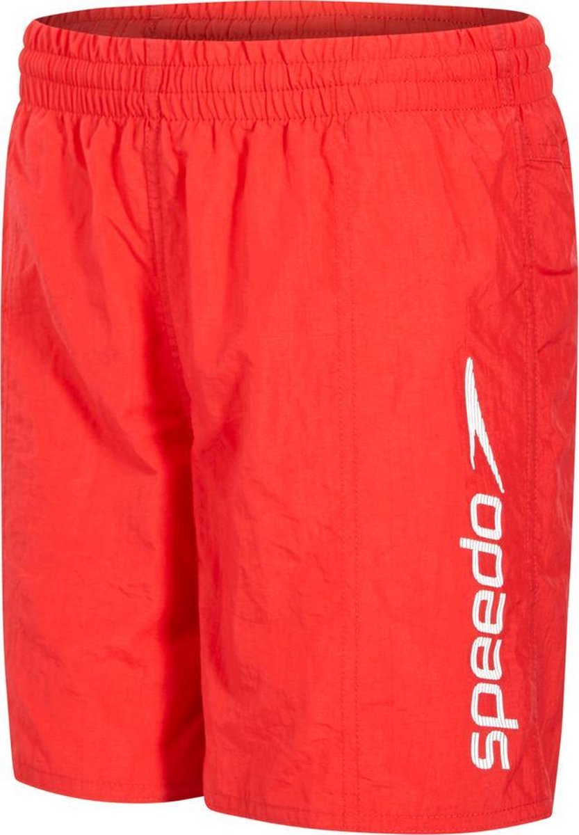 zwembroek, korte, elastische taille, rood, SPEEDO