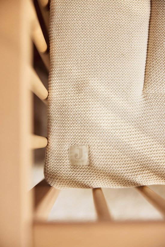 Jollein Boxkleed Baby - 75x95cm - Basic Knit - Polyester - Oatmeal