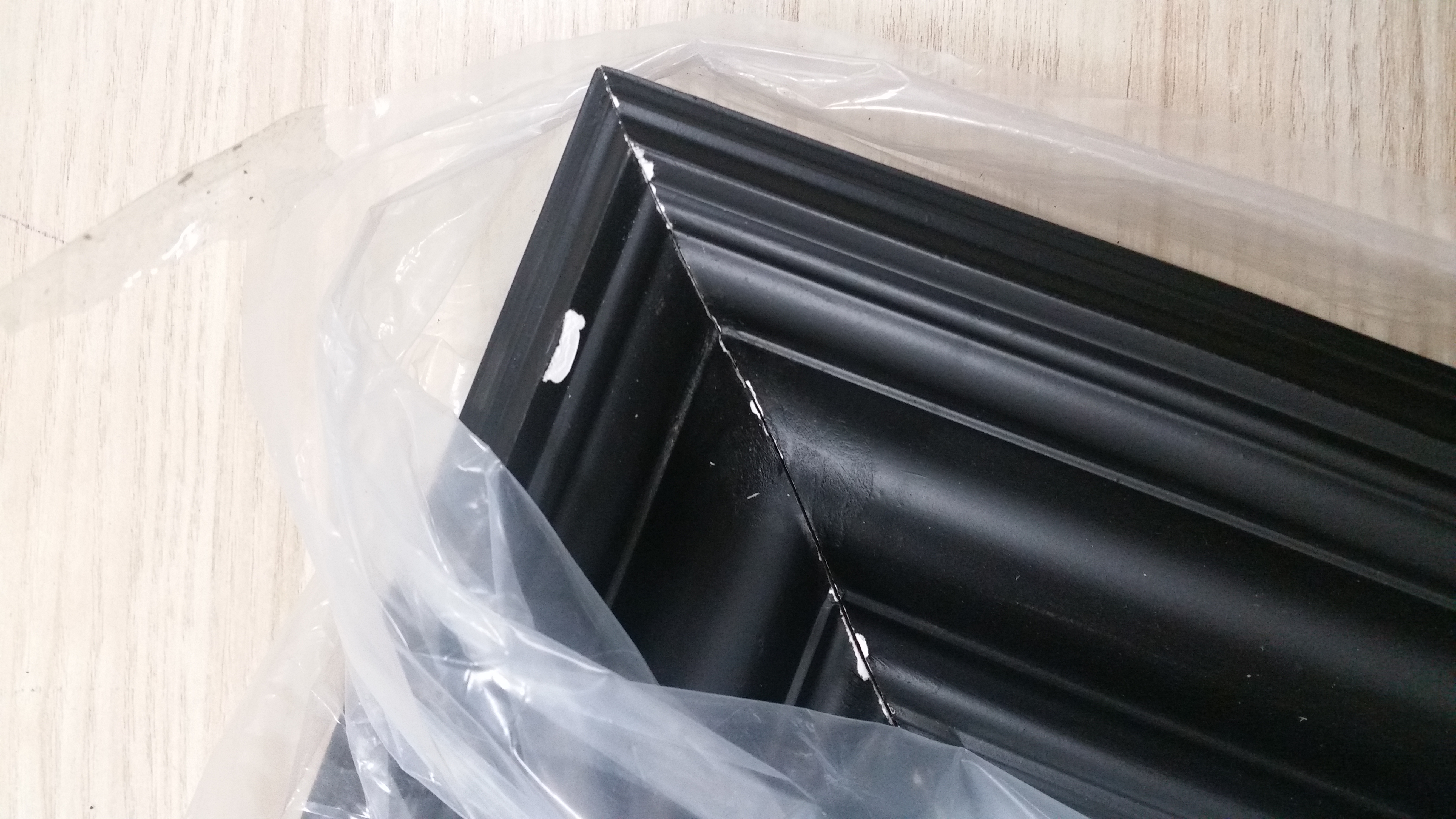 Koopjeshoek - Riverdale Paris Spiegel rechthoekig - Zwart - 56,5x42cm