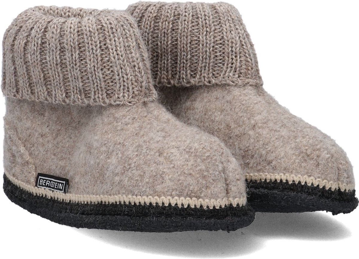Bergstein Cozy Sloffen Unisex Junior - Beige - Maat 24
