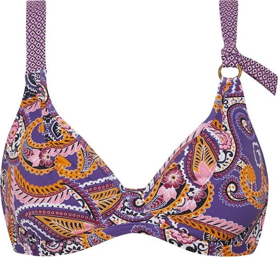Cyell - Maat 36C - PRETTY PAISLEY Bikinitop Halter Niet voorgevormd met Beugel Dames