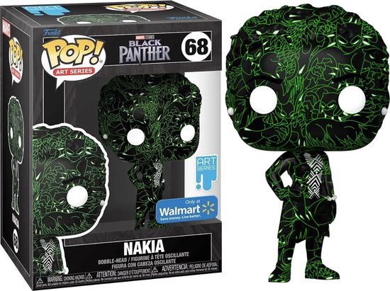 Funko Pop #68 Artist Series: Marvel: Black Panther - Nakia with Pop! Protector