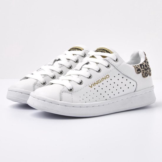 Vingino TORNEO - 33 - Meisjes Classic - tennis sneaker - Wit