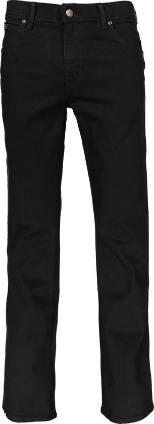 Wrangler - Maat 34/34 - TEXAS Heren Jeans - BLACK OVERDYE