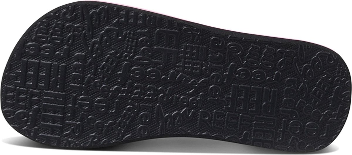 Reef Little Ahi - Maat 21/22 - Meisjes Slippers - Roze/Zwart