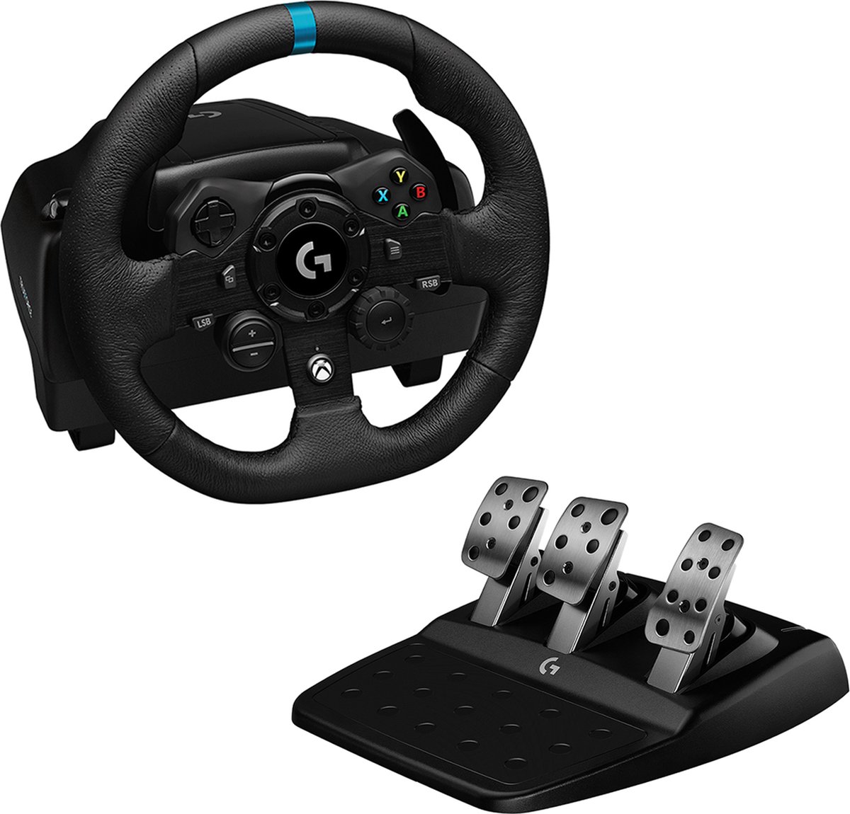 Logitech G923 TRUEFORCE Racestuur en pedalen - Xbox Series X|S, Xbox One & PC