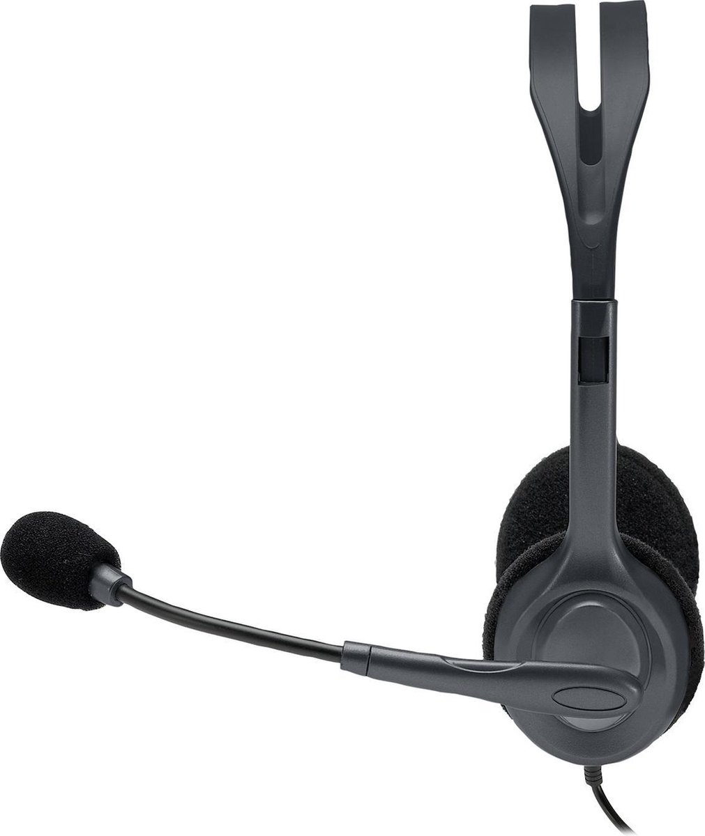 Logitech H111 bedraade headset (3.5 mm) headset met microfoon - Hoofdband Kantoor/callcenter - Zwart