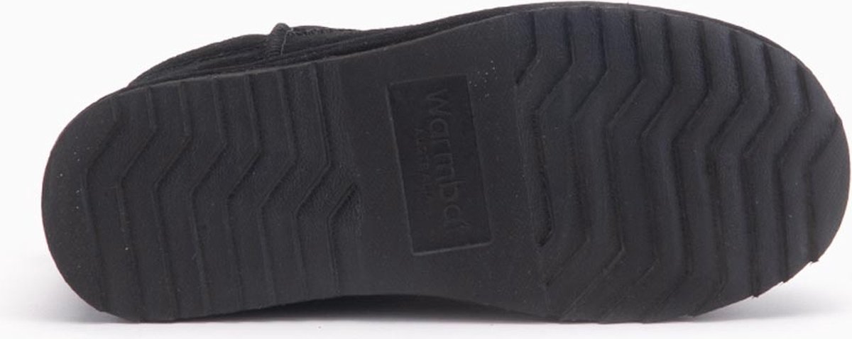 Warmbat - Maat 39 - Durack Women Suede Boot Dames Laarzen - Zwart