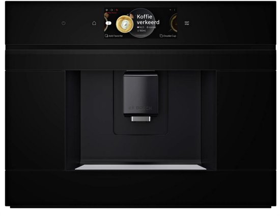 Bosch CTL7181B0 - Serie 8 - Volautomaat inbouw koffiemachine - Zwart - Home Connect - Auto Milk Clean