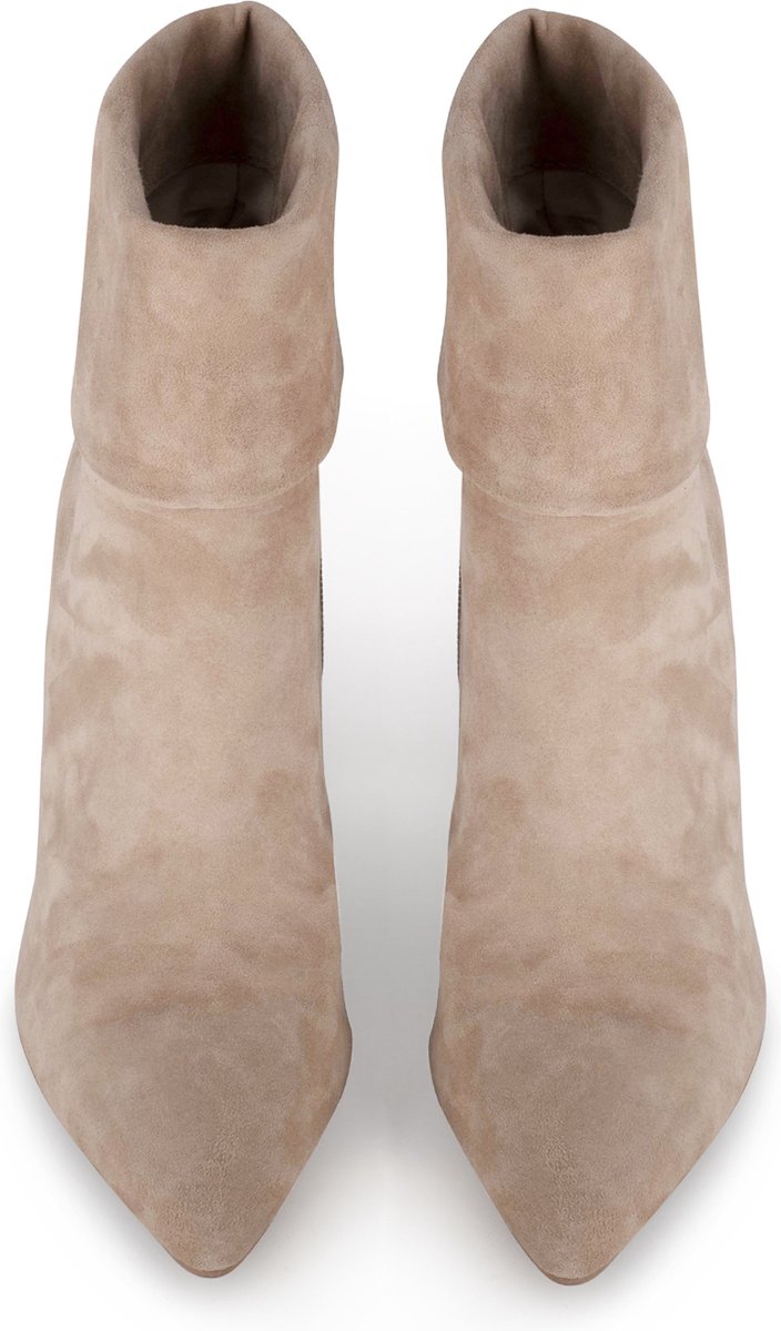 PS Poelman - Maat 39 HAILEY Dames Laarzen - Taupe