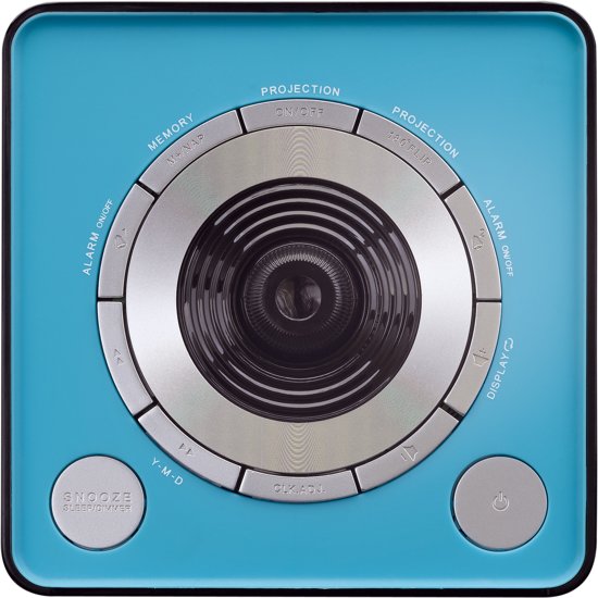 Lenco CR-16 - Wekkerradio - Blauw