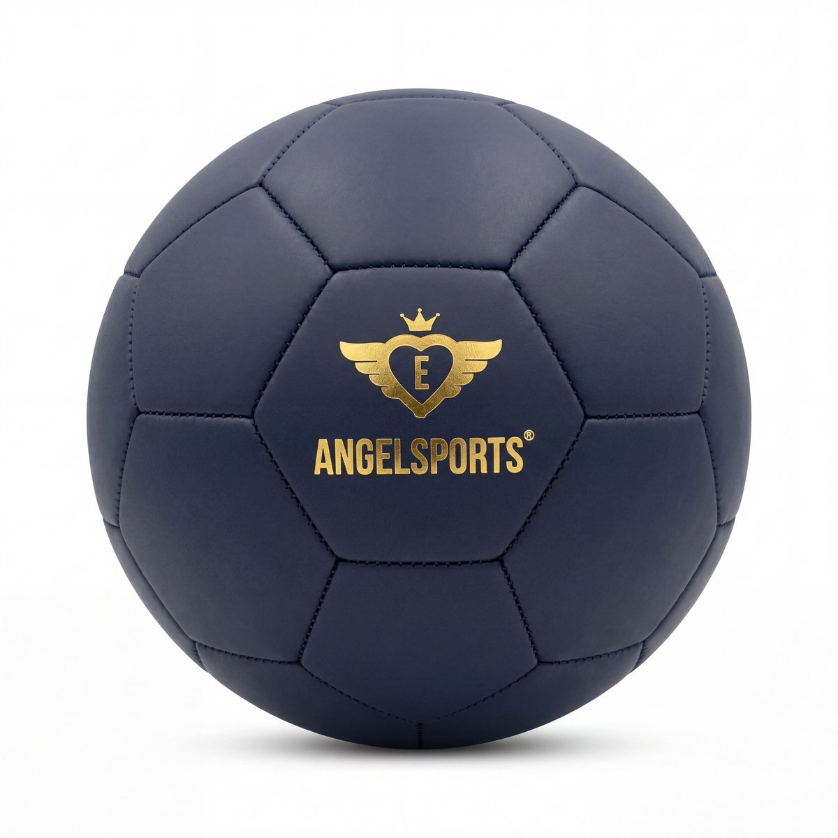 Voetbal Donkerblauw Maat 5 – 400 Gram – Speelbal voor Buiten, Training en Recreatief Gebruik - Engelhart