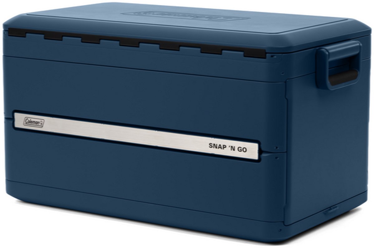 thermosopzet, koelbox, lichaam, blauw, opzetbak