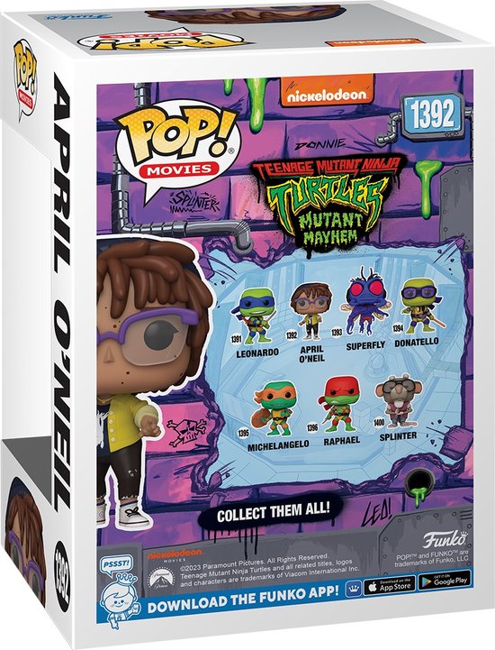 Funko Pop #1392 Movies: TMNT April O'Neil - Funko Pop
