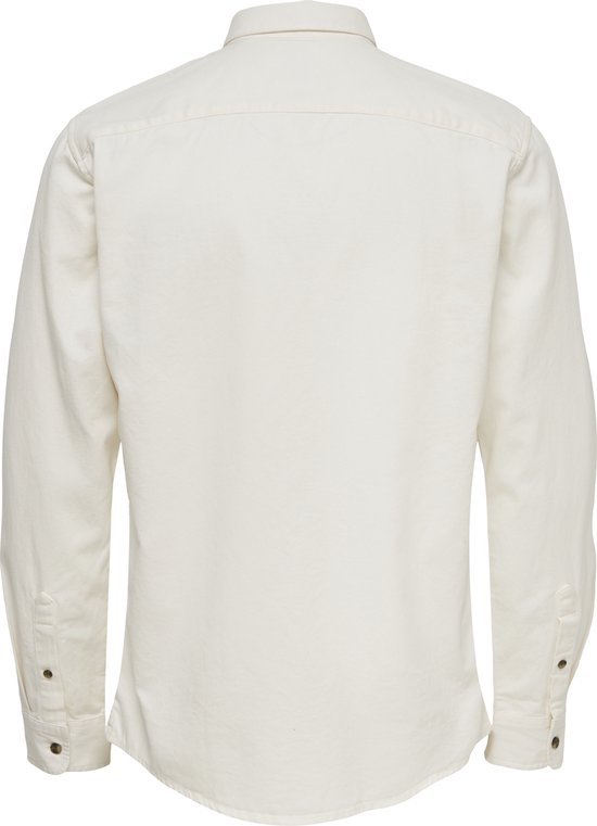 Onsbryce Maat XXL  Life Ls Reg Organic Shirt 22017285 Cloud Dancer